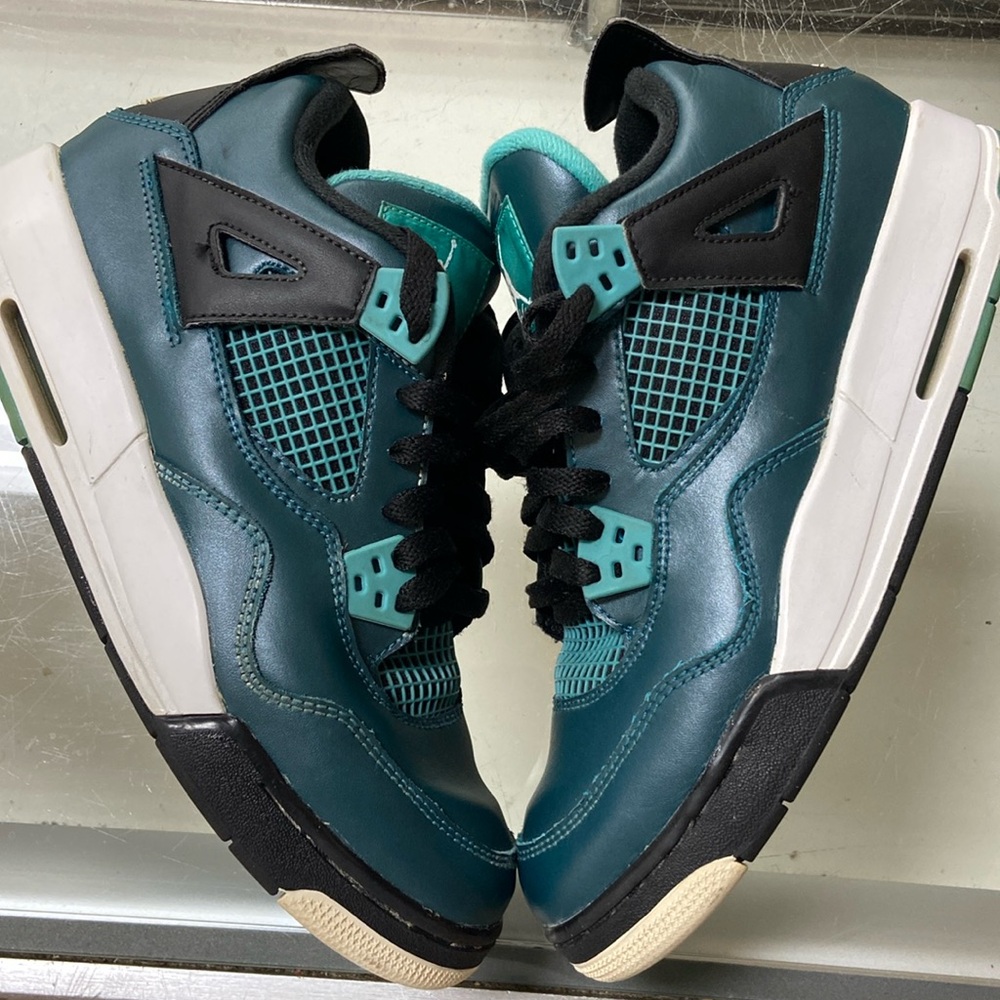 NIKE JORDAN 4 RETRO TEAL 2015 GS 7y